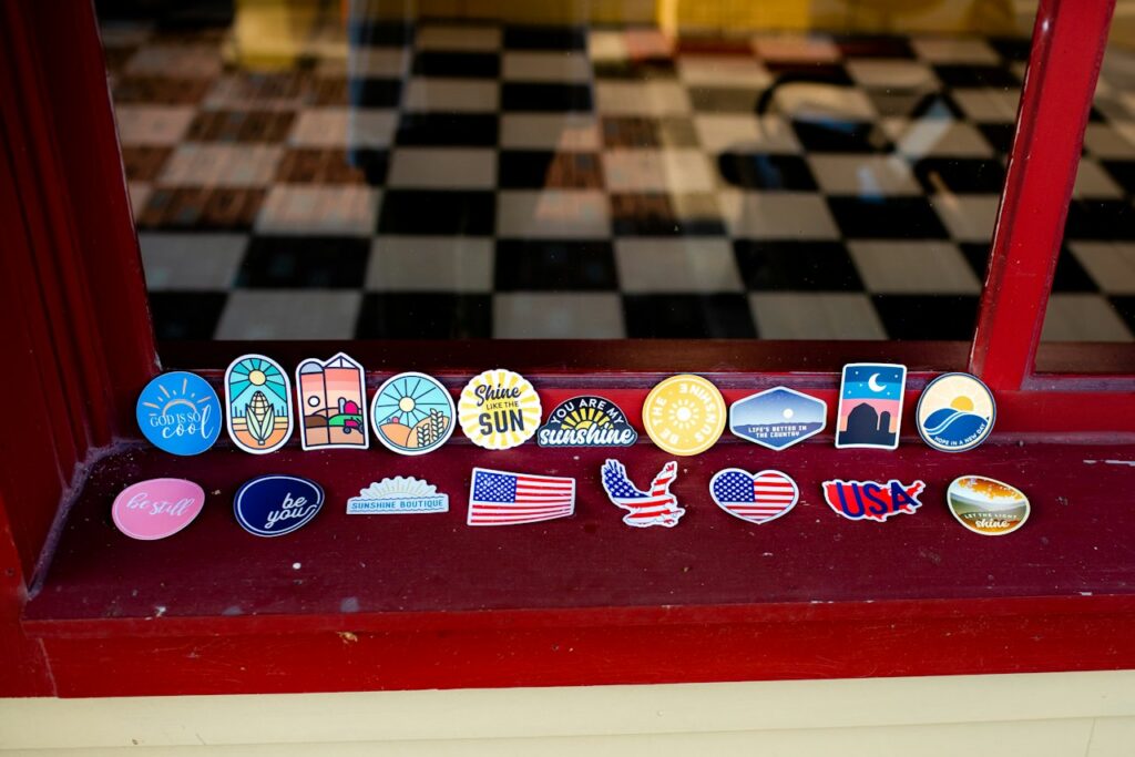 Watervaste Vinyl Stickers op Vel